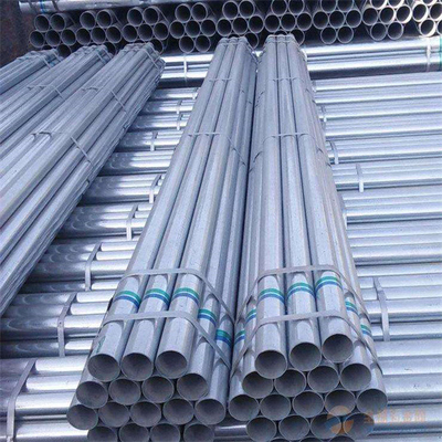 DC52D Z80 Galvanizli Çelik Borular 108mm OD 3mm Çinko Kaplı Şerit Rengi