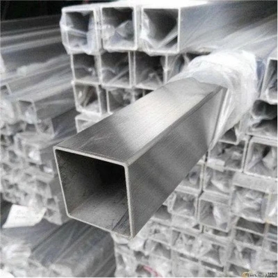 8K BA Finish 304 Paslanmaz Çelik Borular Kare Boru 3mm 75 * 75mm ASTM AISI Standardı