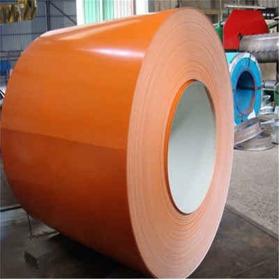 Renk Kaplı Boyalı Galvanizli Çelik Rulo PPGI Sıcak Daldırma 5mm 1500mm Genişlik