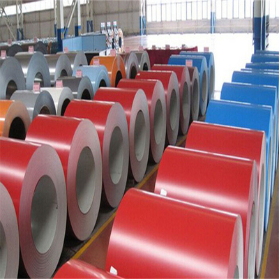 ASME Dx52D Boyalı Galvanizli Çelik Rulo PPGI Sıcak Daldırma Renkli Kaplamalı 0.4mm 1200mm