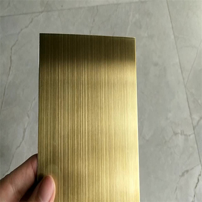 EN Ss304 Renkli Paslanmaz Çelik Yaprak Metal Saç Çizgisi 0.8mm Soğuk Rulo 1000*2000mm