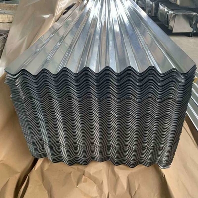 GI Galvanizli Çelik Oluklu Çatı Levhaları 2mm Kalınlık 1500 * 6000mm