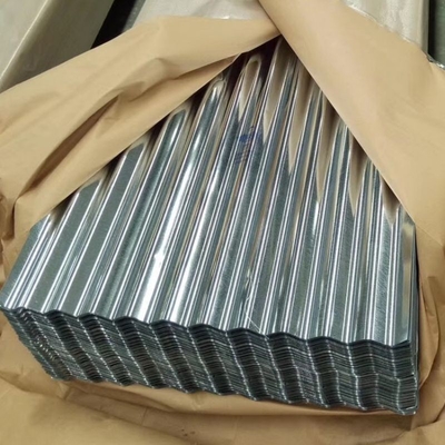 0.8mm Sıcak Daldırma Galvanizli Oluklu Çatı Kaplama Levhaları Özel Boyutlar DX51D