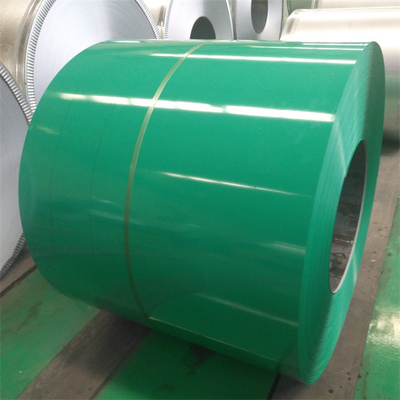 AISI DC51D Boyalı Galvanizli Çelik Rulo PPGI Sıcak Daldırma Renkli Kaplamalı 3mm 80mm Genişlik