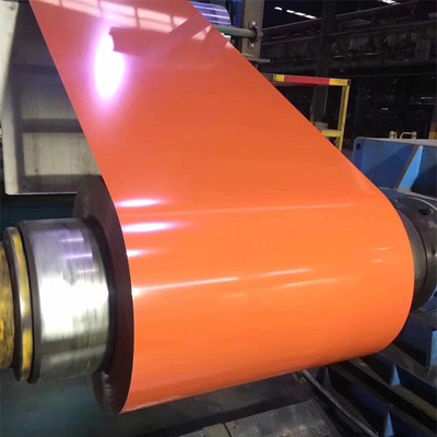 SUS DC52D Boyalı Galvanizli Çelik Rulo PPGI Sıcak Daldırma Renkli Kaplamalı 4mm 1219mm Genişlik