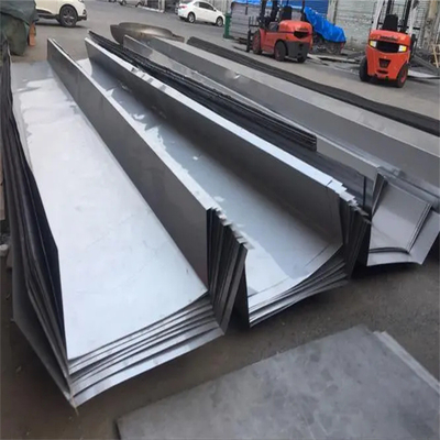Paslanmaz Çelik 201 Kutu Oluk Soğuk - Haddelenmiş 1000mm Genişlik 1.2mm Kalınlık Çatı Oluğu 6 Metre Uzunluk