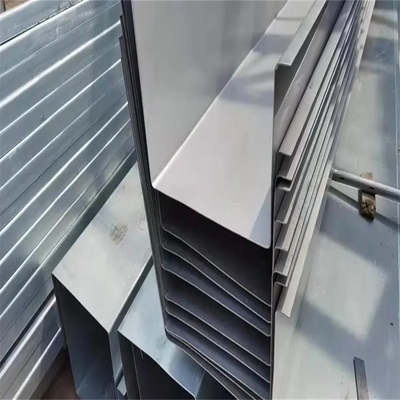 304 Paslanmaz Çelik Çatı Oluğu 2.5mm Kalınlık ASTM Standart Soğuk Haddelenmiş Kutu Oluk Özel Tipler