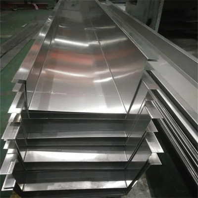 304 Paslanmaz Çelik Kutu Oluk 2B Yüzey 0.8mm Kalınlık 900mm Genişlik 6 Metre Uzunluk Su Oluğu