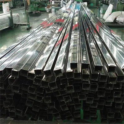 Özelleştirilmiş 316L Paslanmaz Çelik Dikdörtgen Borular Tüpler 50 * 50mm 50 * 100mm