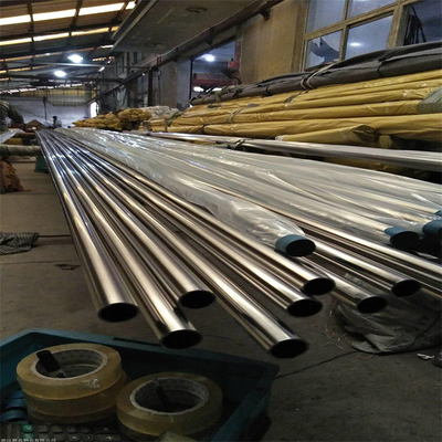 Yuvarlak 304 Paslanmaz Çelik Borular Cilalı 8K Yüzey 1/2 İnç 1.6mm Özelleştirilmiş