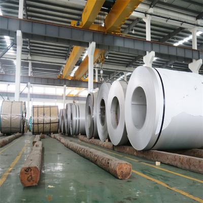 Paslanmaz Çelik Bobinler AISI SS201 Şeritler Yapraklar 0.3mm 0.5mm Kalınlık Özel Genişlik 2B / BA / 8K Yüzeyi