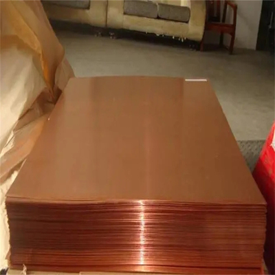 T1 T2 0.3mm 0.4mm Kalınlıklı Bakır Plakası 1220mm Genişlik Özel Uzunluk