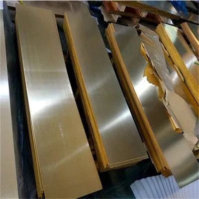 C26800 Bakır Yaprak Plaka 1mm 2mm Kalınlık Çinko Bakır Alaşımı Özel Boyut Astm Gb H68