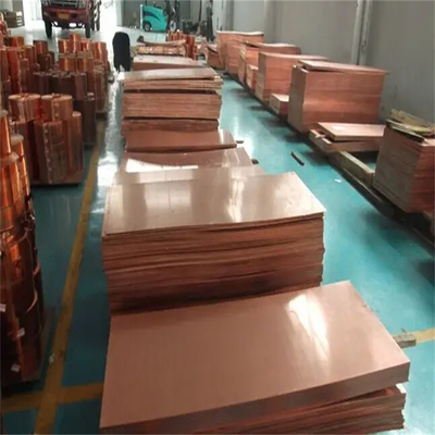 Tp1 Bakır plaka levhası 0.7mm 0.8mm Kalınlığı Kırmızı Gb/T 5231-2001 99.5%