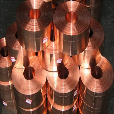 T1 Sınıf Bakır Bobin Yaprak 1mm 0.9mm Kalınlık Astm Özel Genişlik