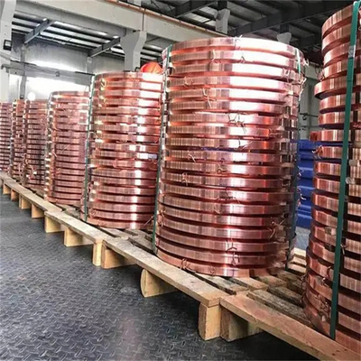 T1 Sınıf Bakır Bobin Yaprak 1mm 0.9mm Kalınlık Astm Özel Genişlik