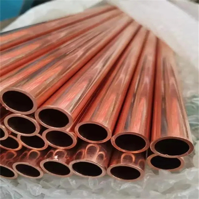 C11000 Bakır boru borusu 89mm Od 3mm Kalınlığı 6 Metre Uzunluk Astm