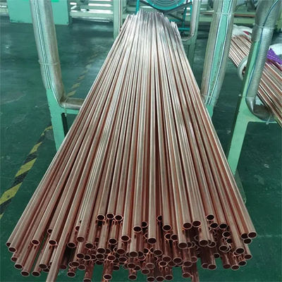 T1 Dikişsiz Bakır Tüp Astm Standart 21mm Diametresi 3mm Kalınlığı