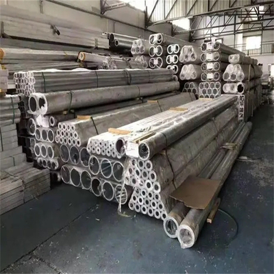 Dikişsiz 6063 Alüminyum boru 80mm Od 6mm Kalınlığı Astm Sliver Rengi
