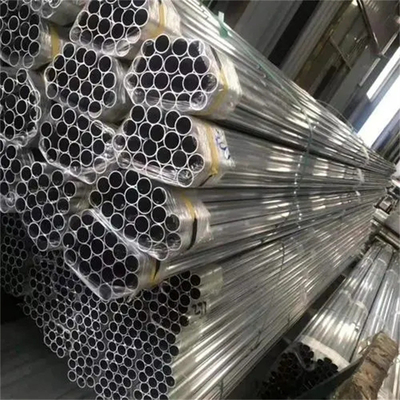 Dikişsiz 6063 Alüminyum boru 80mm Od 6mm Kalınlığı Astm Sliver Rengi
