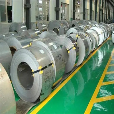 ASTM Çinli Paslanmaz Çelik Bobinleri Şeritler 304/304L Özelliklere göre Genişliği 0.8mm 0.9mm Kalınlığı Soğuk lastikli SS bobinleri
