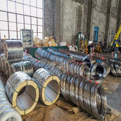 310S 321 paslanmaz çelik kablo bobini rulonlarda özelleştirilmiş çapı ISO standardı