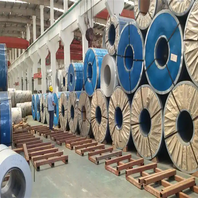 0.1-12mm Kalınlığı Stainless Steel Coils in Sliver White Finish for Heavy Machinery
