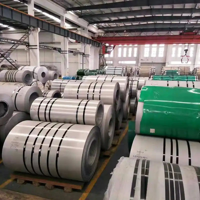 SUS316L No1 Yüzey Paslanmaz Çelik Bobinler Fırçalı Mutfak Bina 0.45mm Kalınlığı 939 Genişliği ISO9001 Sertifikasıyla