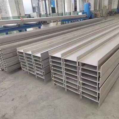 304L paslanmaz çelik yapı çelik H kirişi 2B Yüzey 125*60*6*8mm Bina için