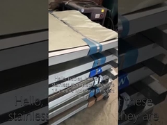 Paslanmaz çelik levhaların siparişli yığılması